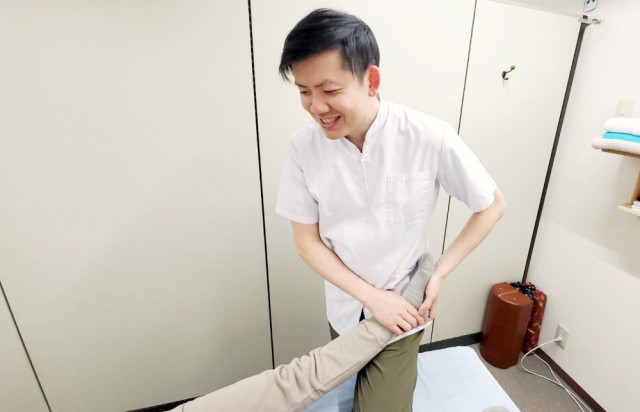 足底腱膜炎の施術